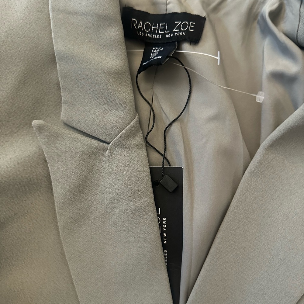 New with tags Rachel Zoe Green/Grey Blazer - Picture 3 of 6